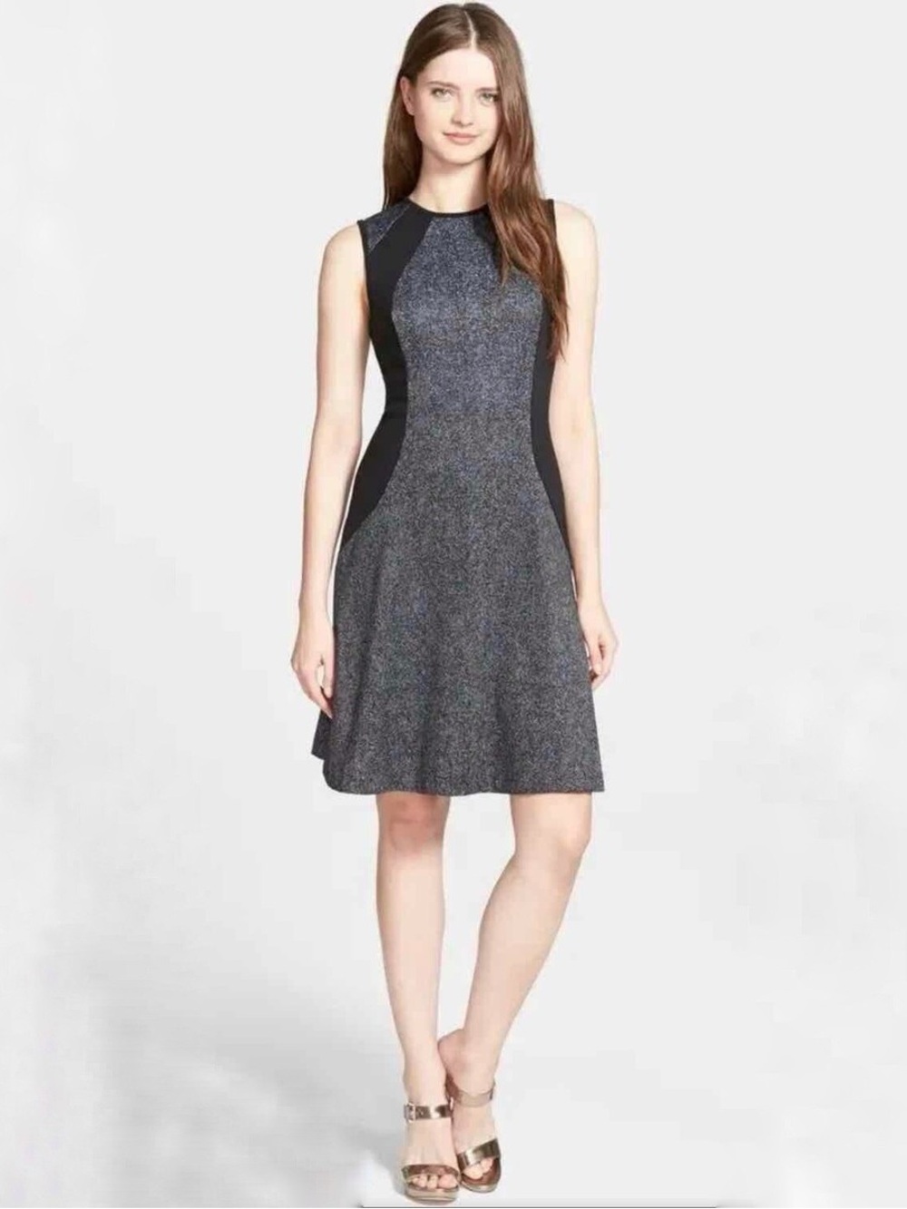 MICHAEL Michael Kors
Landsdown herringbone panel sleeveless dress